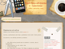 Tablet Screenshot of drveniadvokat.com
